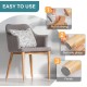HOME USE προστατευτικές τάπες επίπλων HUH-0224, 25-30mm, διάφανες, 24τμχ