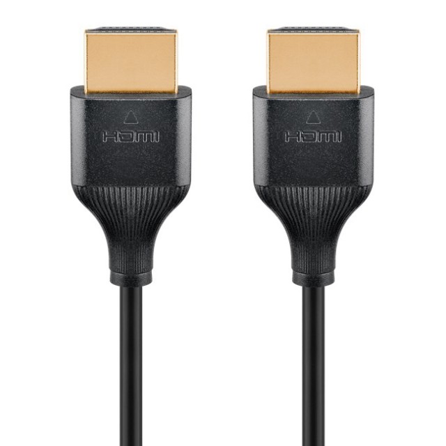 GOOBAY καλώδιο HDMI 75295 με Ethernet, slim, 4K/60Hz, 18 Gbps, 3m, μαύρο GOOBAY καλώδιο HDMI 75295 με Ethernet, slim, 4K/60Hz, 18 Gbps, 3m, μαύρο