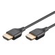 GOOBAY καλώδιο HDMI 75299 με Ethernet, slim, 8K/60Hz, 48 Gbps, 2m, μαύρο GOOBAY καλώδιο HDMI 75299 με Ethernet, slim, 8K/60Hz, 48 Gbps, 2m, μαύρο