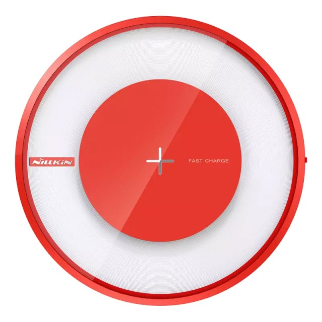 NILLKIN ασύρματος φορτιστής Magic Disk 4, 15W, κόκκινος NILLKIN ασύρματος φορτιστής Magic Disk 4, 15W, κόκκινος