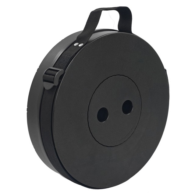 POWERTECH πτυσσόμενο καρεκλάκι HUH-0230, αντοχή έως 250kg, 25.5x45cm, μαύρο