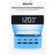 RELIFE σταθμός φόρτισης Q2, 4x USB-C & 4x USB, 120W, GaN, μπλε RELIFE σταθμός φόρτισης Q2, 4x USB-C & 4x USB, 120W, GaN, μπλε