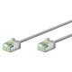 GOOBAY καλώδιο δικτύου 74343, CAT 8.1 U/FTP, slim, copper, 2000MHz, 0.15m, γκρι GOOBAY καλώδιο δικτύου 74343, CAT 8.1 U/FTP, slim, copper, 2000MHz, 0.15m, γκρι