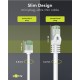 GOOBAY καλώδιο δικτύου 74357, CAT 8.1 U/FTP, slim, copper, 2000MHz, 0.15m, λευκό GOOBAY καλώδιο δικτύου 74357, CAT 8.1 U/FTP, slim, copper, 2000MHz, 0.15m, λευκό