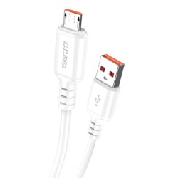 KAKUSIGA καλώδιο micro USB σε USB KSC-982, 15W, 480Mbps, 1m, λευκό