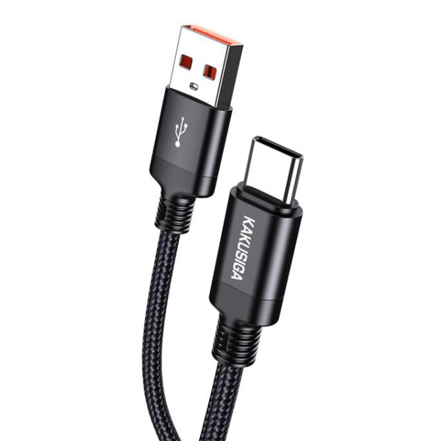 KAKUSIGA καλώδιο USB-C σε USB KSC-970, 15W, 480Mbps, 1m, μαύρο