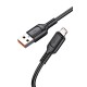 KAKUSIGA καλώδιο micro USB σε USB KSC-805, 12W, 480Mbps, 1m, μαύρο