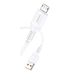 KAKUSIGA καλώδιο micro USB σε USB KSC-805, 12W, 480Mbps, 1m, λευκό