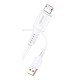 KAKUSIGA καλώδιο micro USB σε USB KSC-805, 12W, 480Mbps, 1m, λευκό
