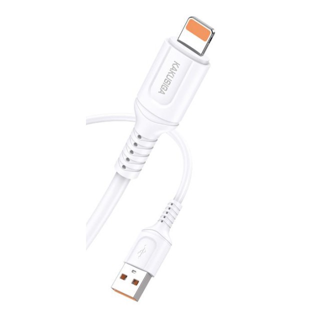 KAKUSIGA καλώδιο Lightning σε USB KSC-805, 12W, 480Mbps, 1m, λευκό