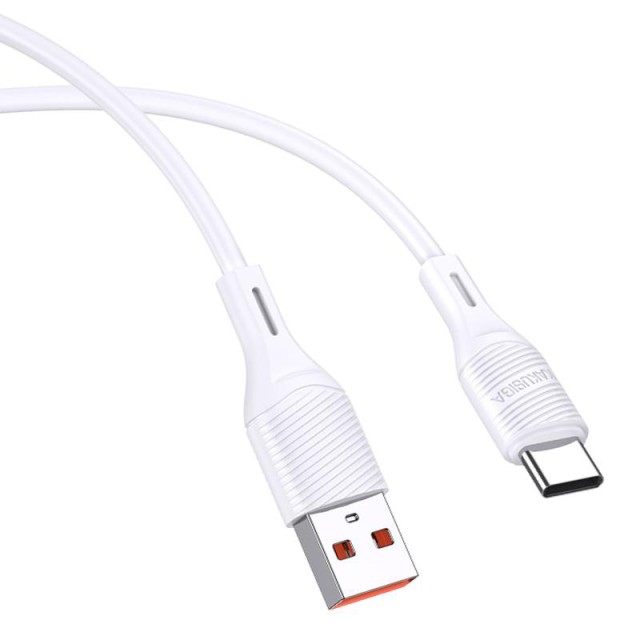 KAKUSIGA καλώδιο USB-C σε USB KSC-953, σιλικόνης, 15W, 480Mbps, 1m, λευκό