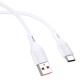 KAKUSIGA καλώδιο USB-C σε USB KSC-953, σιλικόνης, 15W, 480Mbps, 1m, λευκό