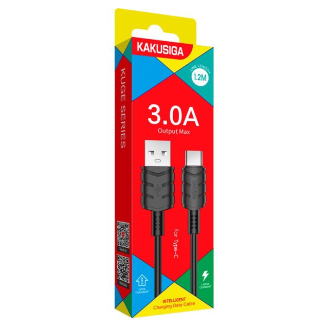 KAKUSIGA καλώδιο USB-C σε USB KSC-710, 15W, 480Mbps, 1.2m, μαύρο