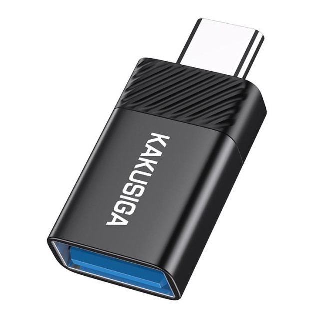 KAKUSIGA αντάπτορας USB-C σε USB KSC-1406, 5Gbps, 4A, μαύρος KAKUSIGA αντάπτορας USB-C σε USB KSC-1406, 5Gbps, 4A, μαύρος
