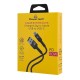 POWERTECH καλώδιο USB-C σε USB PTR-0161, σιλικόνης, 60W, 480Mbps, 1m, μαύρο
