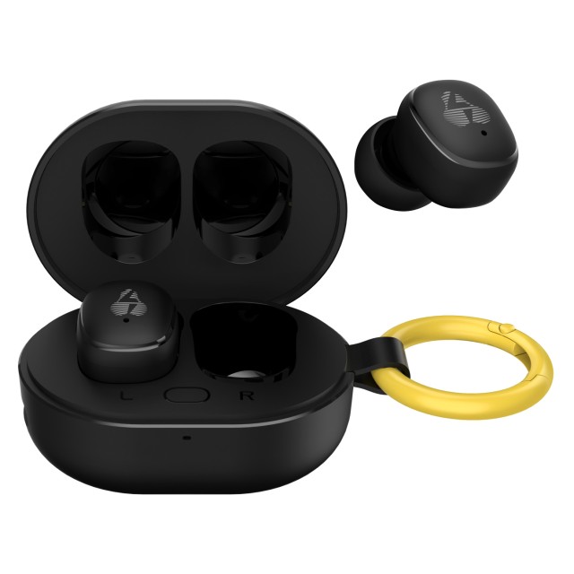 POWERTECH earphones με θήκη φόρτισης PT-1392, True Wireless, 6mm, 25/230mAh, μαύρα POWERTECH earphones με θήκη φόρτισης PT-1392, True Wireless, 6mm, 25/230mAh, μαύρα