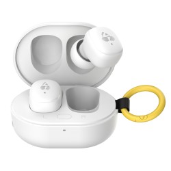 POWERTECH earphones με θήκη φόρτισης PT-1393, True Wireless, 6mm, 25/230mAh, λευκά