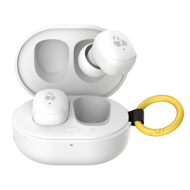 POWERTECH earphones με θήκη φόρτισης PT-1393, True Wireless, 6mm, 25/230mAh, λευκά POWERTECH earphones με θήκη φόρτισης PT-1393, True Wireless, 6mm, 25/230mAh, λευκά