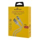 POWERTECH καλώδιο USB-C σε USB PTR-0162, σιλικόνης, 60W, 480Mbps, 1m, λευκό