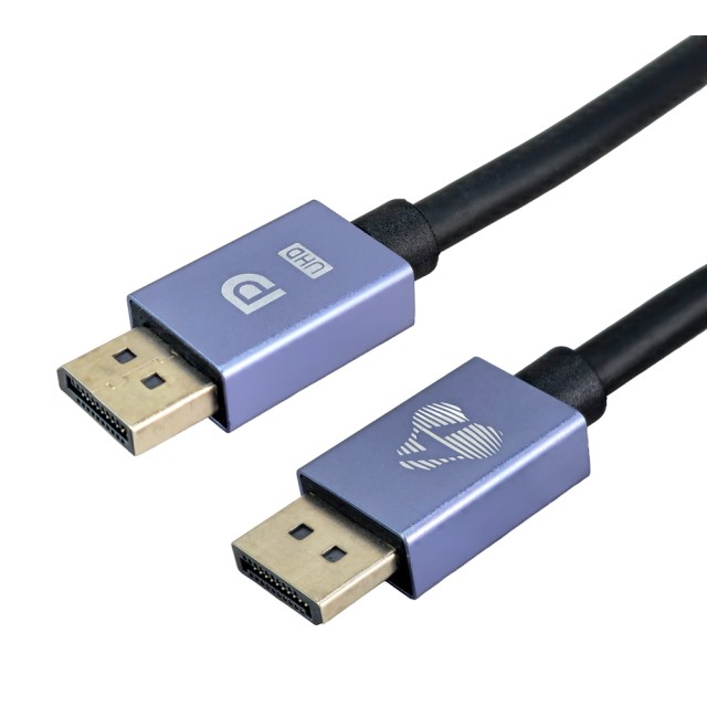 POWERTECH καλώδιο DisplayPort CAB-DP074, 8K/60Hz, 48 Gbps, 3m, μαύρο