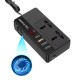 POWERTECH inverter αυτοκινήτου PTL-023, 200W, 12V DC σε 220V AC, με USB-C/3x USB