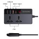 POWERTECH inverter αυτοκινήτου PTL-023, 200W, 12V DC σε 220V AC, με USB-C/3x USB