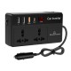 POWERTECH inverter αυτοκινήτου PTL-023, 200W, 12V DC σε 220V AC, με USB-C/3x USB