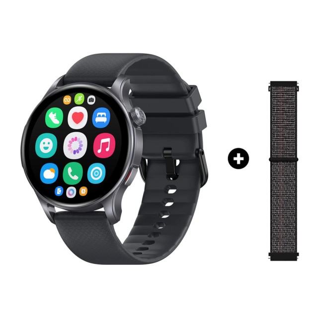 ZEBLAZE smartwatch Btalk 3 GPS, heart rate, 1.43" AMOLED, GPS, 3 ATM, γκρι ZEBLAZE smartwatch Btalk 3 GPS, heart rate, 1.43" AMOLED, GPS, 3 ATM, γκρι