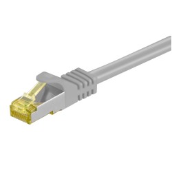 GOOBAY καλώδιο δικτύου 91567, CAT 7 S/FTP, copper, 500MHz, 0.50m, γκρι