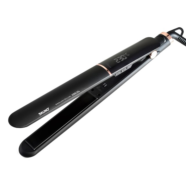 BRUNO BRN-0219 Ισιωτική πρέσα μαλλιών με κεραμικές πλάκες, 50W, ψηφιακή ένδειξη, black-copper BRUNO BRN-0219 Ισιωτική πρέσα μαλλιών με κεραμικές πλάκες, 50W, ψηφιακή ένδειξη, black-copper