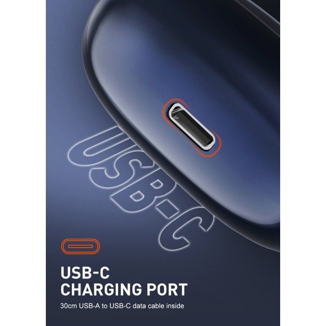LDNIO earphones με θήκη φόρτισης T09, OWS, Φ10mm, 35/400mAh, μπλε LDNIO earphones με θήκη φόρτισης T09, OWS, Φ10mm, 35/400mAh, μπλε