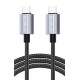 ORICO καλώδιο USB-C GQA60, 60W, 480Mbps, 1m, μαύρο