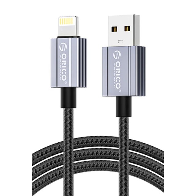 ORICO καλώδιο Lightning σε USB GQA12, 2.4A, 480Mbps, 1m, μαύρο