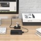ORICO USB hub W5P-U2, 4x θυρών, USB 2.0, 480Mbps, USB σύνδεση, 1m καλώδιο, μαύρο