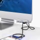 ORICO USB hub MH4PU-P με σφιγκτήρα, 4x θυρών, 5Gbps, USB σύνδεση, μαύρο ORICO USB hub MH4PU-P με σφιγκτήρα, 4x θυρών, 5Gbps, USB σύνδεση, μαύρο