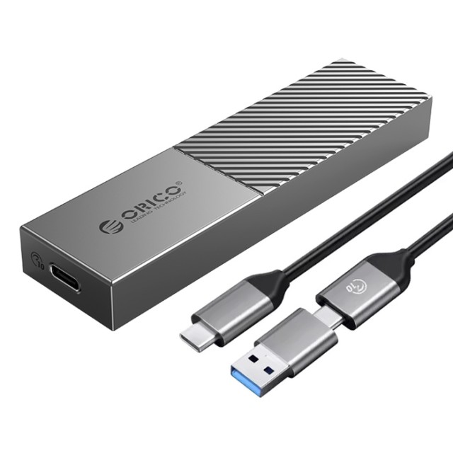 ORICO θήκη για M.2 NVME SSD M206C3-G2, 10Gbps, γκρι ORICO θήκη για M.2 NVME SSD M206C3-G2, 10Gbps, γκρι