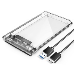 ORICO θήκη για 2.5" SATA HDD/SSD 2139U3, 5Gbps, διάφανη