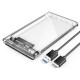 ORICO θήκη για 2.5" SATA HDD/SSD 2139U3, 5Gbps, διάφανη ORICO θήκη για 2.5" SATA HDD/SSD 2139U3, 5Gbps, διάφανη
