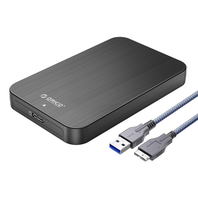 ORICO θήκη για 2.5" SATA HDD/SSD HM25U3, 5Gbps, μαύρη ORICO θήκη για 2.5" SATA HDD/SSD HM25U3, 5Gbps, μαύρη