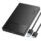 ORICO θήκη για 2.5" SATA HDD/SSD 2526U3-V1, 5Gbps, μαύρη ORICO θήκη για 2.5" SATA HDD/SSD 2526U3-V1, 5Gbps, μαύρη