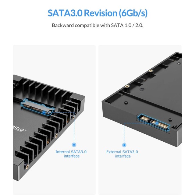 ORICO tray μετατροπής από 3.5" σε 2.5" 1125SS-V1, 6Gbps, μαύρο