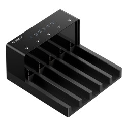 ORICO docking station για 2.5" ή 3.5" SATA HDD/SSD 6558US3-C, 5 θέσεων, 5Gbps, clone function, μαύρο