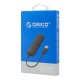 ORICO USB hub FL02, 4x θυρών, USB 2.0, 480Mbps, USB σύνδεση, μαύρο