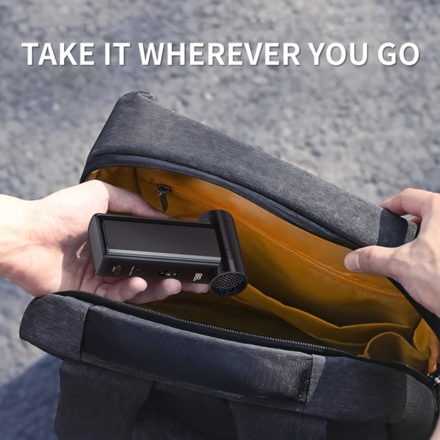 KINZIR 2 σε 1 σκουπάκι χειρός & air duster AD51, 180W, 4000mAh, μαύρο