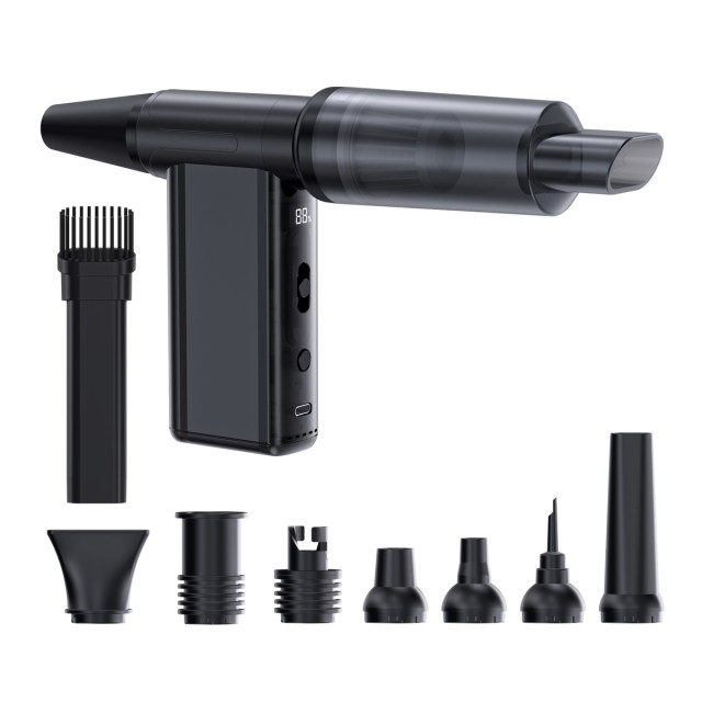 KINZIR 2 σε 1 σκουπάκι χειρός & air duster AD51, 180W, 4000mAh, μαύρο