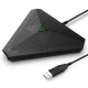 CMTECK επιτραπέζιο μικρόφωνο M001, omnidirectional, USB, μαύρο