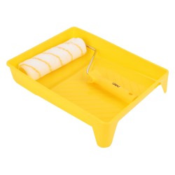 DELI σετ βαφής DL509703, ρολό/λαβή/σκάφη, ακρυλικό, 12mm, 230mm, 3τμχ