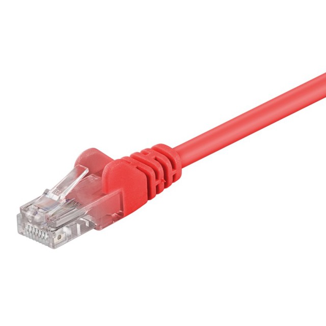 GOOBAY καλώδιο δικτύου 68379, CAT 5e U/UTP, CCA, 5m, κόκκινο