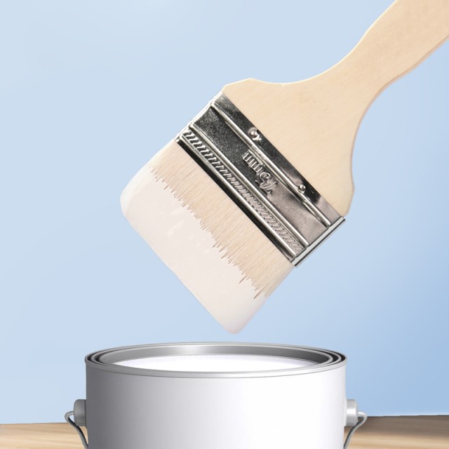 DELI σετ πινέλα βαφής DL528101 με φυσικές τρίχες, ξύλινη λαβή, 50/75/100mm, 3τμχ