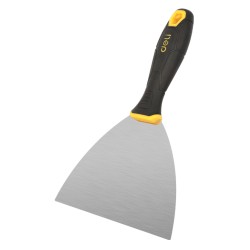 DELI σπάτουλα DL-HD6 με αντιολισθητική λαβή, ανοξείδωτο ατσάλι, 148mm